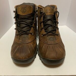 Timberland Brown Chukka Boots Suede Leather Design